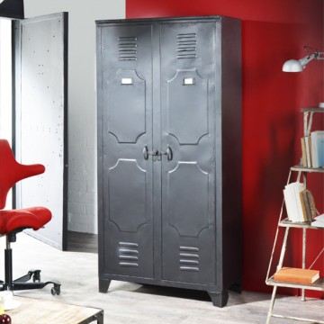 armoire en métal métalique